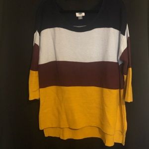 Old Navy Block Striped Sweater